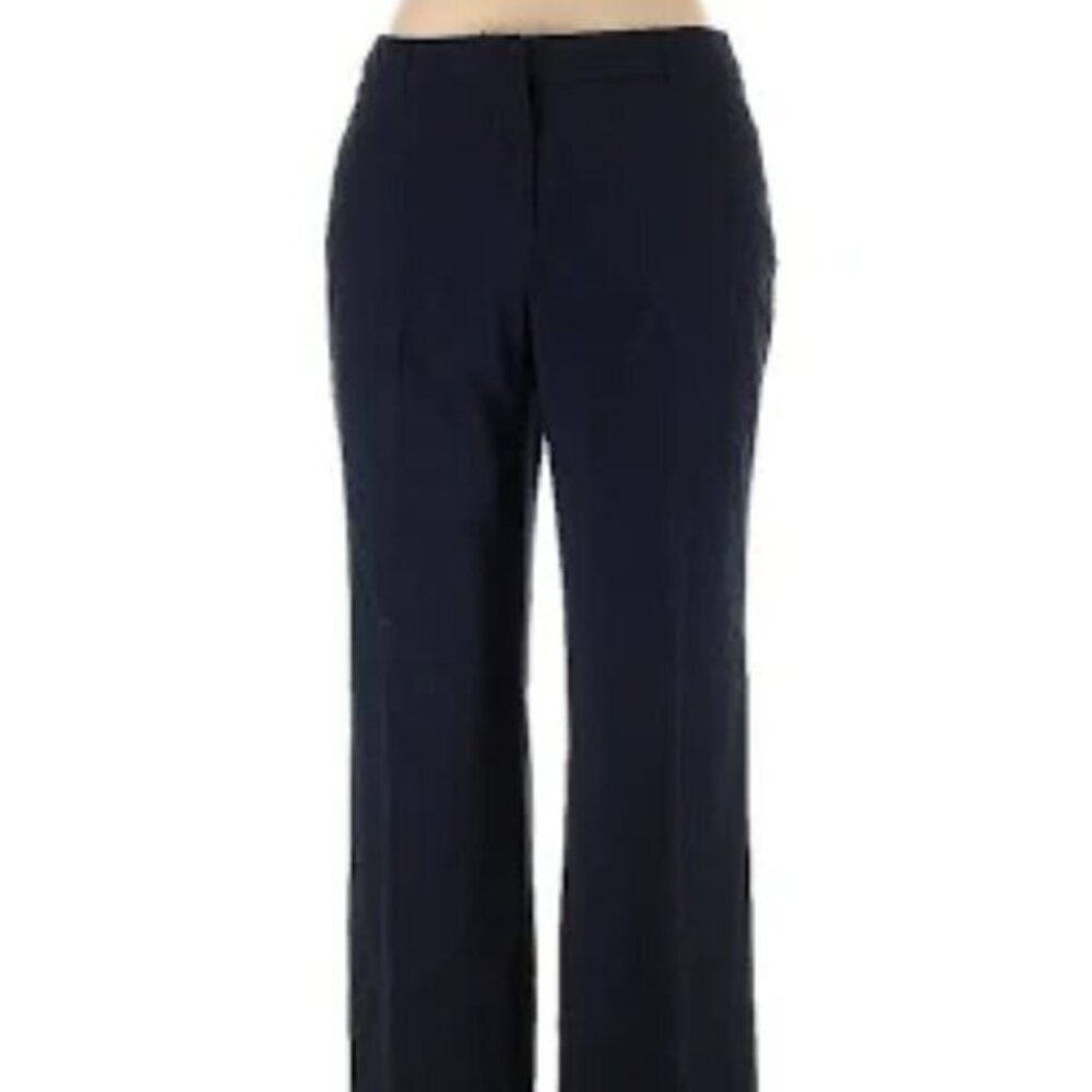 212 Collection Navy Classic Fit Straight Leg Dress Pants New Size 8